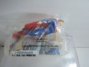 Action figure Superman flying above building cake topper sealed also display