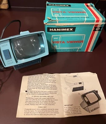 Hanimex Vista Viewer - Alter Slide Projector - Vintage - Super Standard 1 3/8in - Image 1 of 4