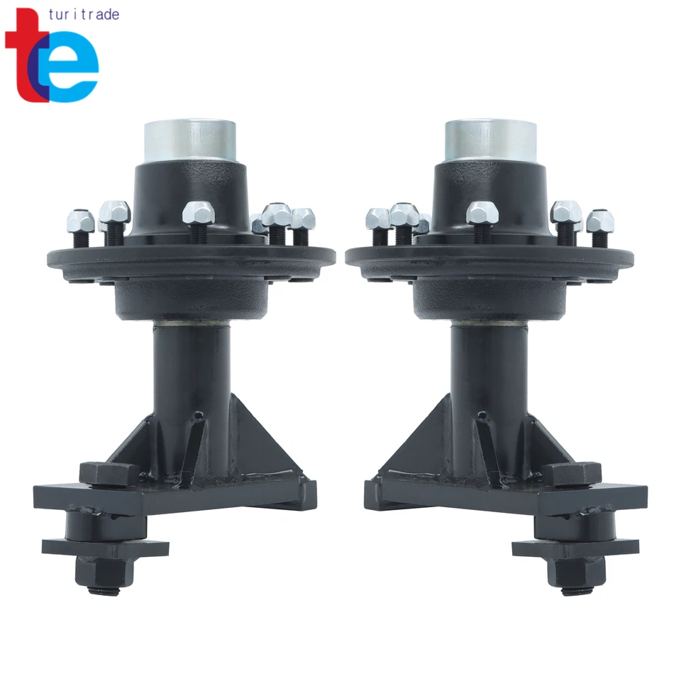 Shipping Container Wheels and Bolt-On Spindle Kit w/o Handle 8 × 6.5 Lug - Image 1 of 4