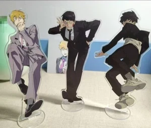 Anime Mob Psycho 100 Reigen Arataka Kageyama Shigeo Acrylic Stand Figure Decor - Picture 1 of 8