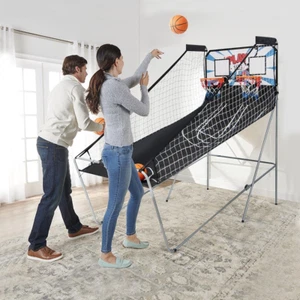 Gioco Arcade Di Pallacanestro a Doppio Tiro Pieghevole, Macchina Da Pallacanestr - Foto 1 di 13