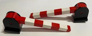 Lego Duplo 5609 Ersatz Paar Zugübergang Tor Traverse mit Sockel - Bild 1 von 4