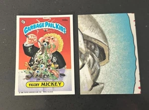 Topps Garbage Pail Kids 1986 # 162a Vicchy Mickey - Serie 4 - Imagen 1 de 1