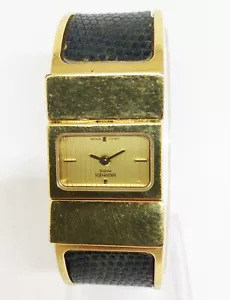 Hermes Loquet L01.100 Quarzuhr. 20x30 mm Etui. Zifferblatt aus Gold. Damen - Bild 1 von 12