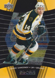 1999-00 Black Diamond Hockey #7 Sergei Samsonov Boston Bruins