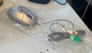 HP Ball Mouse PS/2 3-Button Scroll 5188-2467 Original Wired PS/2 - Picture 1 of 3