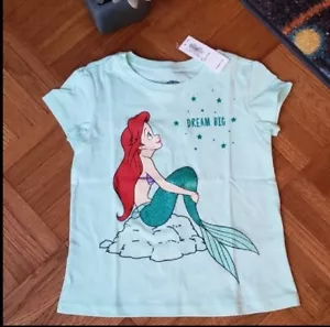 NWT Disney Old Navy Ariel T Shirt Top Girls Tee 2T Little Mermaid - Picture 1 of 3