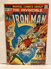 Iron Man #57 Strike! Mandarin Appearance! George Tuska Art! Marvel 1973