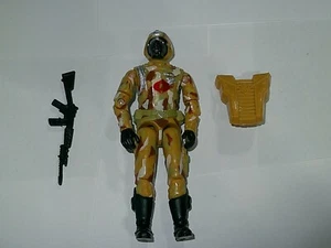 GI JOE BLACK MAJOR *CRIMSON GUARD* TAN DESERT CAMO FIGUR 100% KOMPLETT - Bild 1 von 2