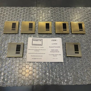 Lutron Faceplate - HWIS-5BRL - Antique Brass - With 12 Months Warranty - Picture 1 of 5