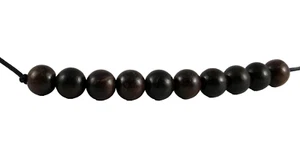 100 Stück Holzperlen 6 mm Schmuck herstellen Perlenband armband Ø 1 mm - Picture 1 of 1