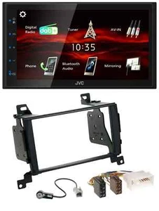 JVC USB Bluetooth MP3 DAB 2DIN Autoradio für Hyundai Santa Fe 2007-2012 - Bild 1 von 9