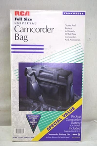 Vintage RCA Camcorder Bag Full Size W/ Box Tags NEW OLD STOCK NO BATTERY - Picture 1 of 10