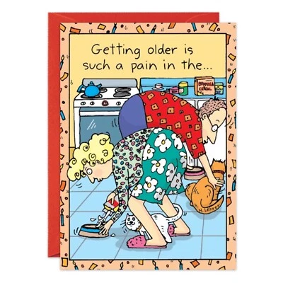 Humor Funny Getting Older Birthday Card Her Friend Oatmeal Studios  - Image 1 of 3