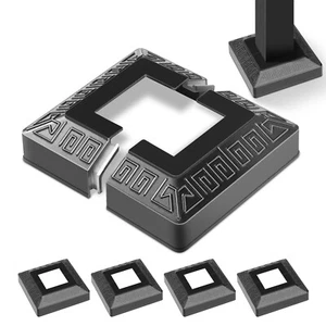 Upgrade Post Base Cover,Split Deck Post Base Cover Fits 1.5"x1.5" Post/ 4"x4"... - Picture 1 of 6
