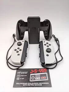 NSA - Nintendo Switch OLED Joy-Con White Remotes - Picture 1 of 9
