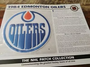 Willabee & Ward 1984 EDMONTON OILERS Hockey Patch HUGE Greatest ALL TIME GRETZKY - Picture 1 of 3