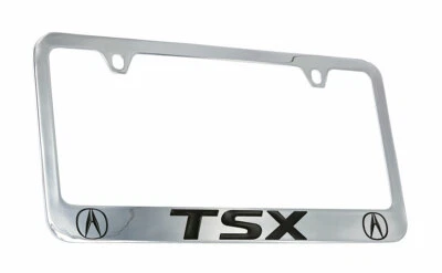 Soporte para marco de matrícula de metal cromado Acura TSX Foto 1 de 4