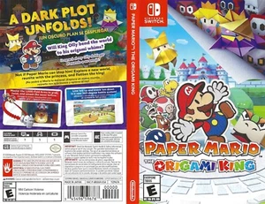 Cubierta de repuesto de Paper Mario: The Origami King solo obra de arte - Imagen 1 de 1