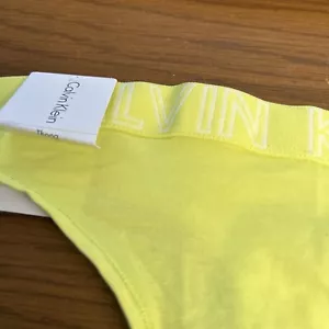 NWT Calvin Klein Women’s (X-LARGE) Ultimate Cotton Thong Panty - QD3636-340 - Picture 1 of 5