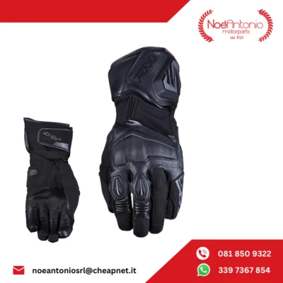 GUANTI SPORTIVI FIVE RFX4 EVO WP MOTO OMOLOGATI TESSUTO E PELLE IMPERMEABILI - Immagine 1 di 2