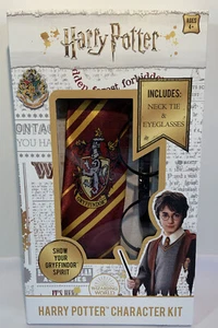 Harry Potter Character Costume Dress Up Kit with Neck Tie &EyeGlasses GRYFFINDOR - Picture 1 of 12