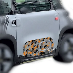 Set Stickers Citroen Ami Door Side Camouflage Orange Am C - Picture 1 of 3