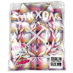 Camisa Dixxon Flannel x Xul Beer Co Para Hombres LT Alta a Cuadros PB&J Mixtape Colaboración Botón - Imagen 1 de 11