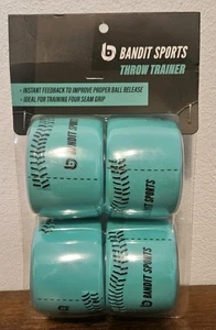 Bandit Sports Throw Trainer Four Seam Grip Trainer 4er Pack Baseball Sealed Neu - Bild 1 von 5