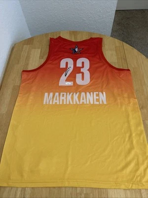 Lauri Markkanen Utah Jazz Autographed 2023 All Star Jersey JSA Certified - Image 1 of 4