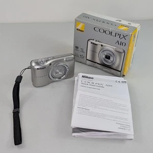 Nikon COOLPIX A10 Digital Camera 16.1MP 5x Optical Zoom HD Video With Box Manual - Picture 1 of 24