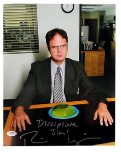 Rainn Wilson Signed/Inscr 11x14 The Office Dwight Schrute Photo PSA/DNA 160407 - Picture 1 of 3