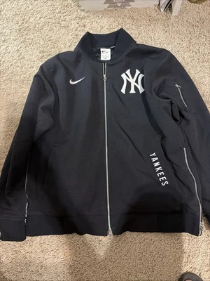 New York Yankees Nike Colección Auténtica Dugout Cremallera Completa Chaqueta Bomber MLB Hombres Foto 1 de 4