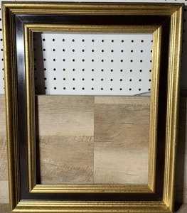 Vintage Classic Gallery Style Art Frame Gilded Gold Deep Brown Wood - Picture 1 of 21
