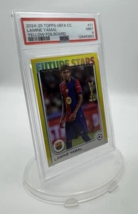 2024-25 Topps UEFA CC #27 - Lamine Yamal Yellow Foilboard /175, PSA 9, ¡POP 4!! - Imagen 1 de 6