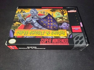 Super Ghouls 'n Ghosts Authentic Super Nintendo SNES EXMT+ Zustand KOMPLETT n Box! - Bild 1 von 9