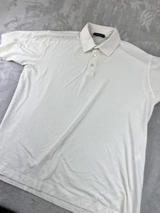 Ermenegildo Zegna Poloshirt Herren 2XL XXL Weiß 100% Baumwolle Luxus Klassiker - Bild 1 von 8