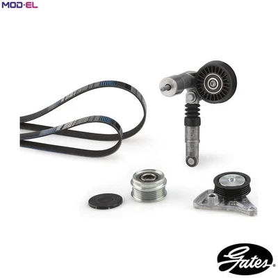 VRIBBED BELT SET K075PK1435 FOR SKODA VW AUDI A4/S4 A6/S6 BWW/BSS 2.0L 4cyl 2.0L - Image 1 of 4