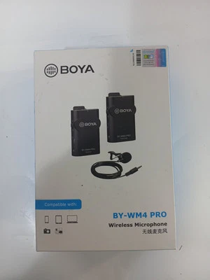 BOYA (BY-WM4) 数字无线麦克风套件 发射器 双通道 — 第 1/3 张图片