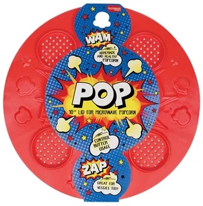 00545 Pop Microwave Popcorn Lid, Silicone - Picture 1 of 2