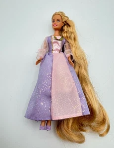 Mattel Barbie Mini Kingdom Rapunzel Doll 6" Tall Purple Dress - Picture 1 of 8