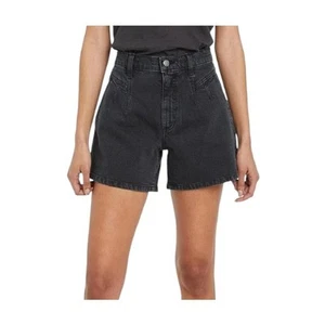 Universal Thread Cut-off Shorts High Rise 90s Style Cotton No Fade Black Size 2 - Picture 1 of 16