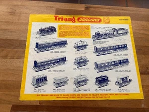 Tri-ang Model Trains Calibre TT Primera Edición Guía Coleccionable De Colección 1957 - Imagen 1 de 3