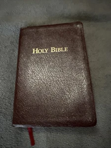 Holman Hand Size Giant Print Reference Bible Burgundy Indexed 1998 Leather? - Picture 1 of 8