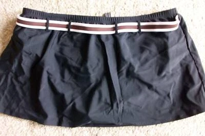 NEW ANA BLACK SWIM SUIT SKIRT WOMENS 20W FREE SHIP SWIM COVER UP WOMENS 20 - Image 1 of 3