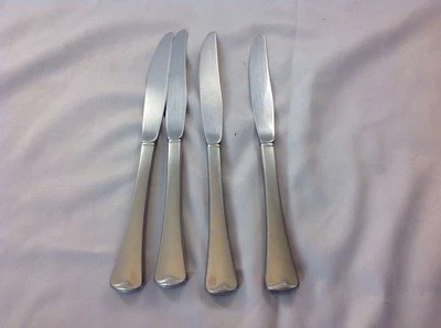 Лот из 4 обеденных ножей 1881 Rogers Oneida из нержавеющей стали American Artistry - Изображение 1 из 4