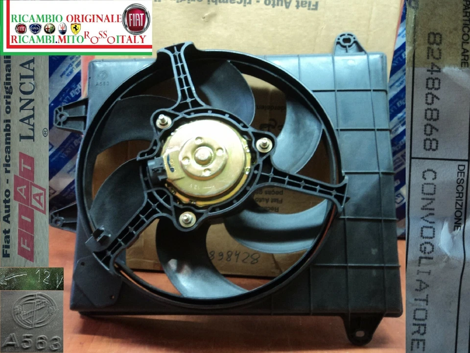 CONVOGLIATORE RADIATORE MOTORE LANCIA DELTA II FIAT COUPE' ORIGINALE CONVEYOR - Image 1 of 1