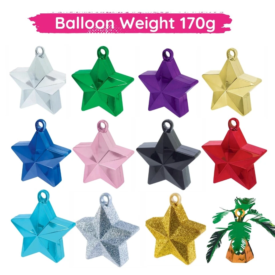 Accesorios de peso globo estrella cumpleaños boda baby shower suministros de decoración Foto 1 de 1