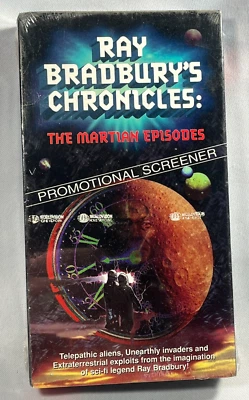 Sealed VHS screener Ray Bradbury Martian Episodes sci-fi promo rare 1993 Foto 1 de 4