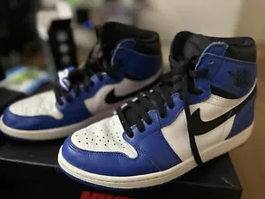 Size 10.5 - Jordan 1 Retro High OG Game Royal 2018 - Picture 1 of 6